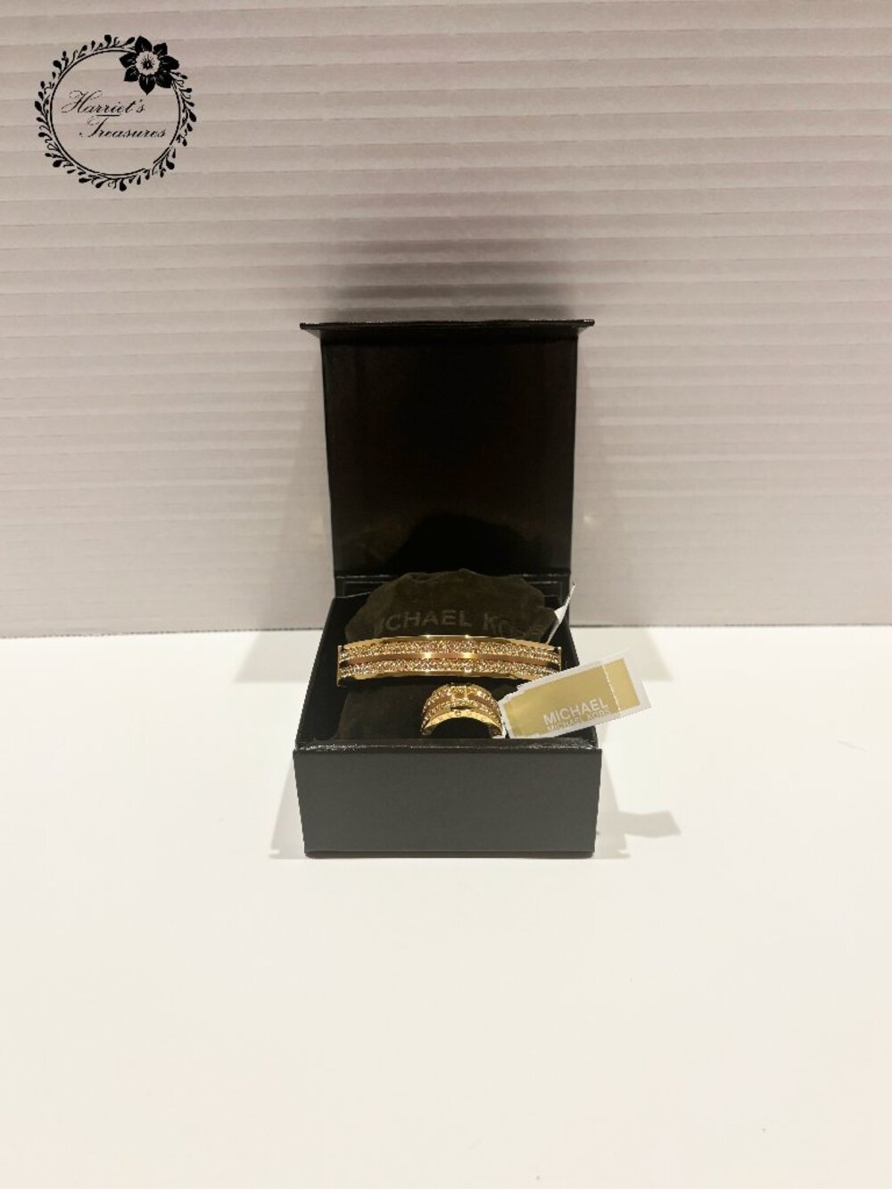 Michael Kors Gold Bangle & Matching Ring